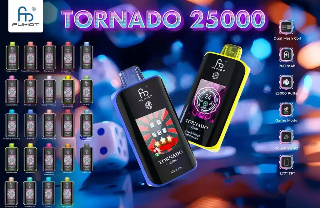 A Fumot 25K vape intelligens kijelzője és technológiai felépítése